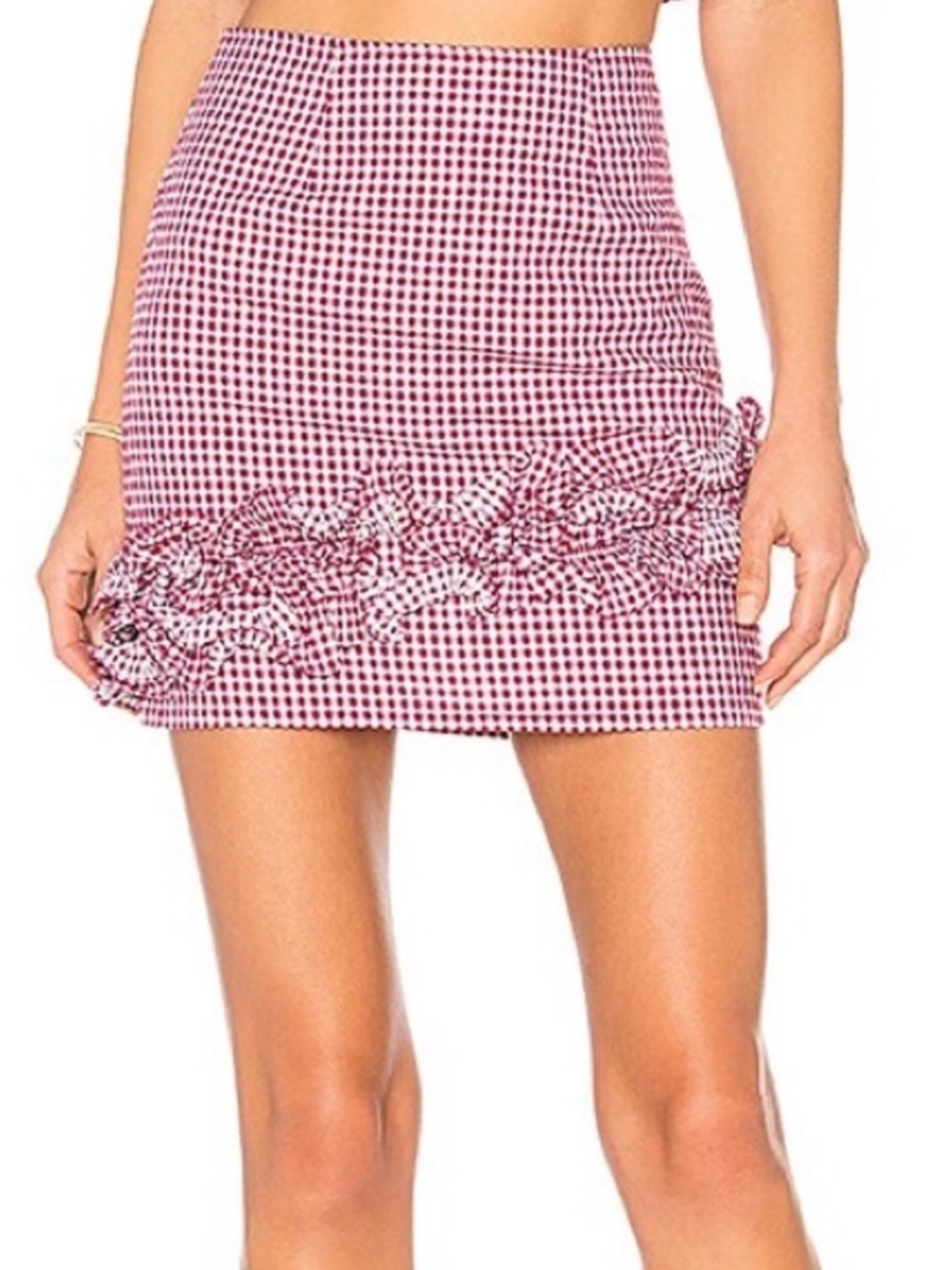 Lovers + Friends Ruffle Mini Skirt